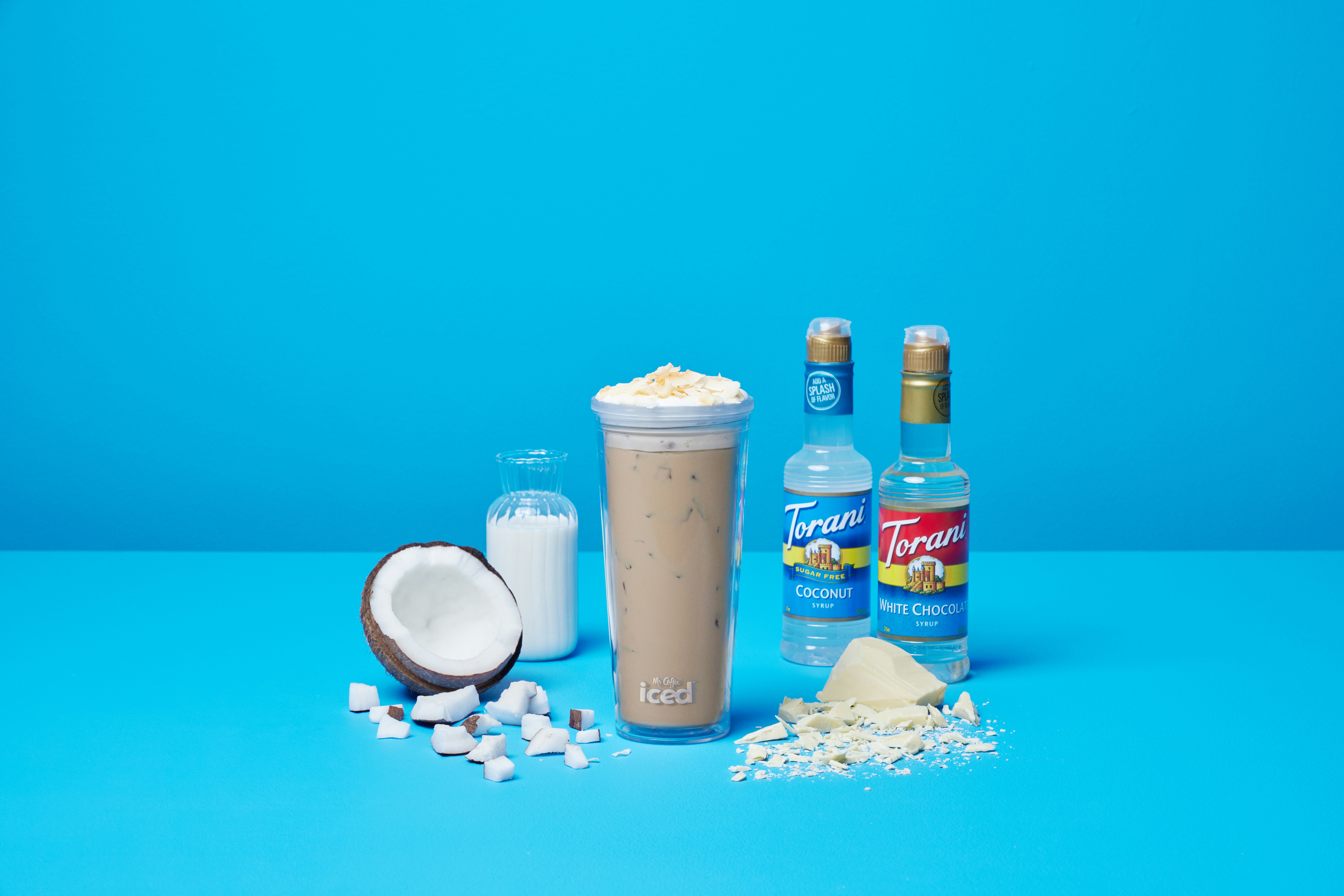 Iced White Chocolate Coconut Latte 